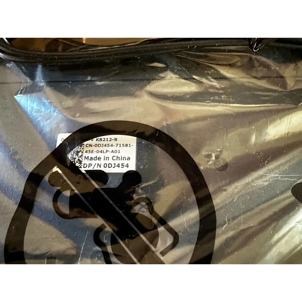 NEW Genuine DELL KB212-B 0DJ454 104-Key USB Quiet Computer Keyboard (Black) NIB